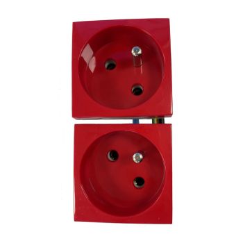 Контакт двоен 45х45 мм с щифт - пин, различни цветове EFAPEL - 1