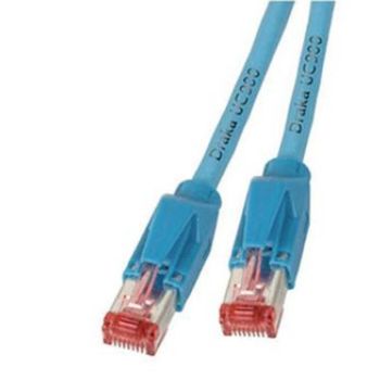 Пач корди екранирани кат. 6а 1000 MHz Draka кабел, сини  - 1