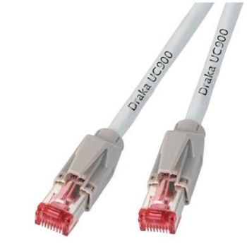 Пач корди екранирани кат. 6а 1000 MHz Draka кабел, бели  - 1