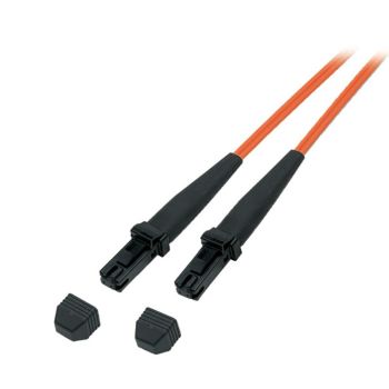 Duplex jumper MTRJ - MTRJ 50/125µ OM2, LSZH, orange  - 1