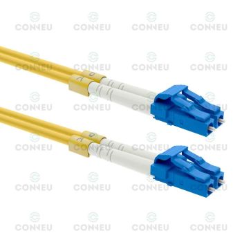 LC-LC оптични пач корди сингъл мод OS2, дуплекс в различни дължини