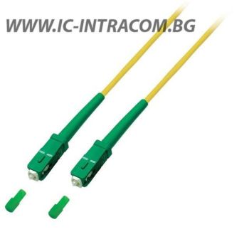 Оптични пач корди SC/APC-SC/APC сингъл мод, симплекс, 2 мм кабел