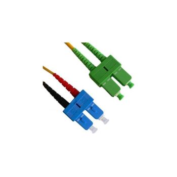 Оптични пач корди SC/APC-SC/UPC сингъл мод, дуплекс, 2 мм кабел, различни дължини