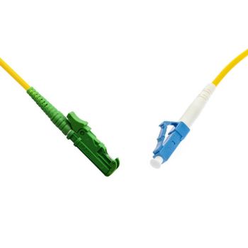 E2000/APC-LC/UPC, симплекс, сингъл мод OS2, 3 мм оптичен пач кабел