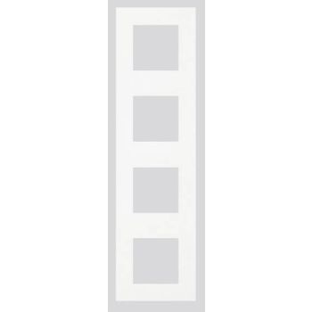 Четворна рамка за инсталация на 45х45 мм модули